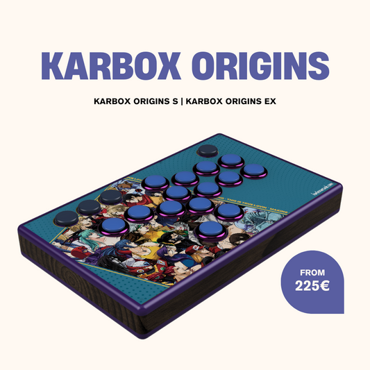 KARBOX ORIGINS - HITBOX WOOD ARCADE CONTROLLER